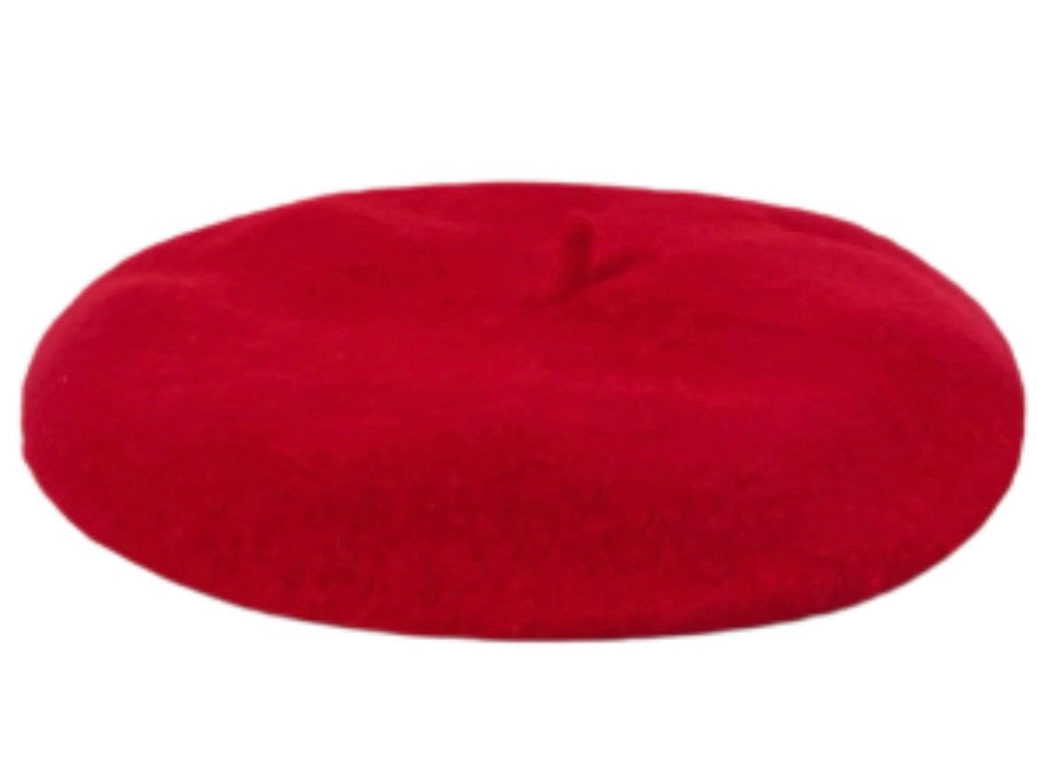 RED BERET CAP