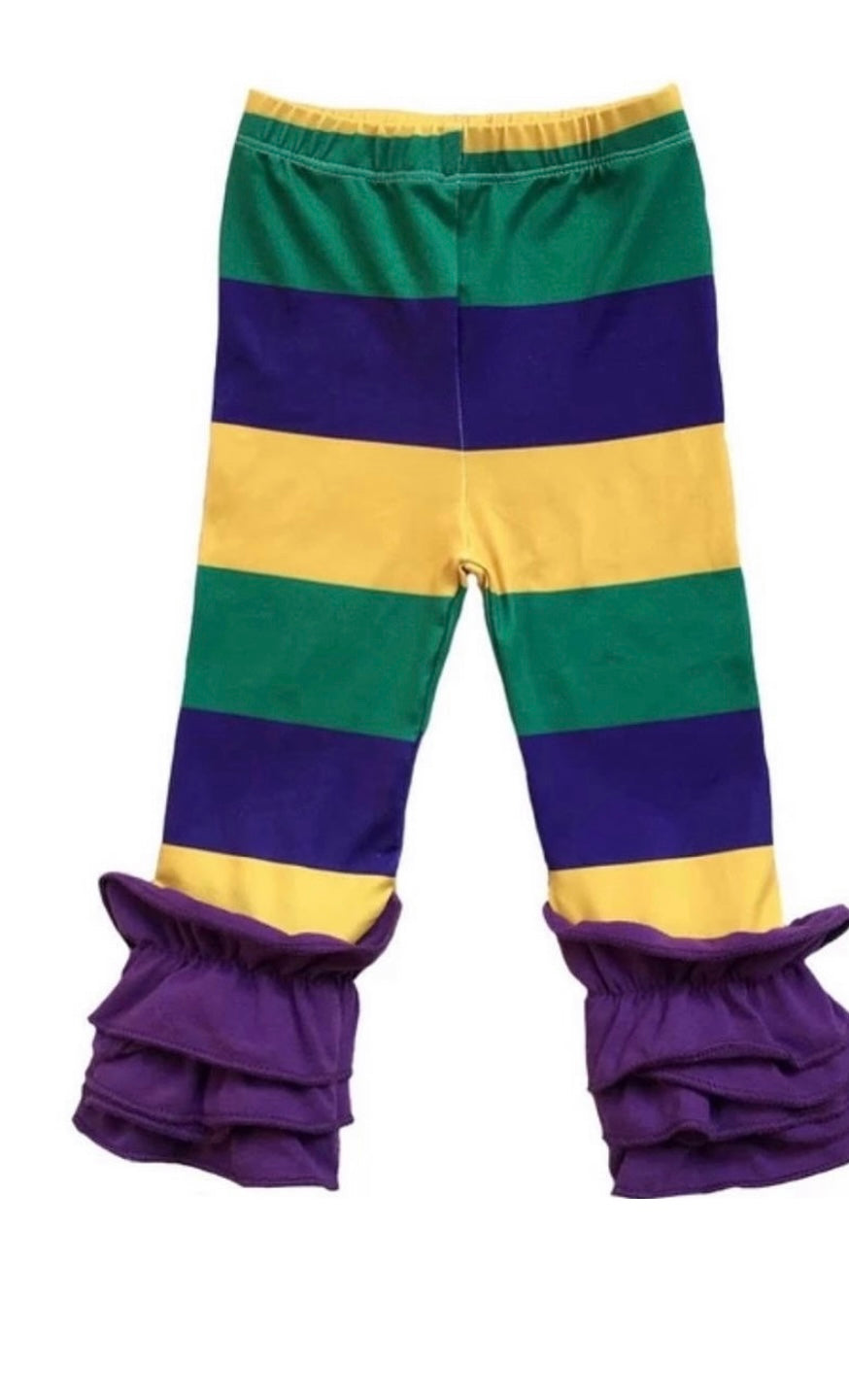 MARDI GRAS LEGGINGS (PURPLE)